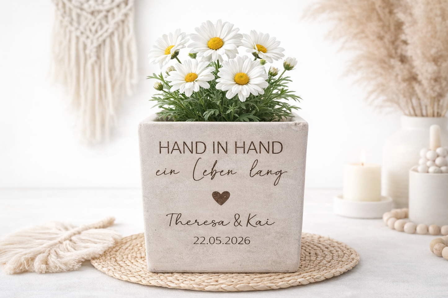 Blumentopf "Hand in Hand"