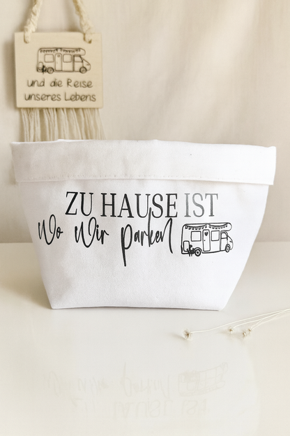 Brotkorb-Zuhause ist wo wir parken