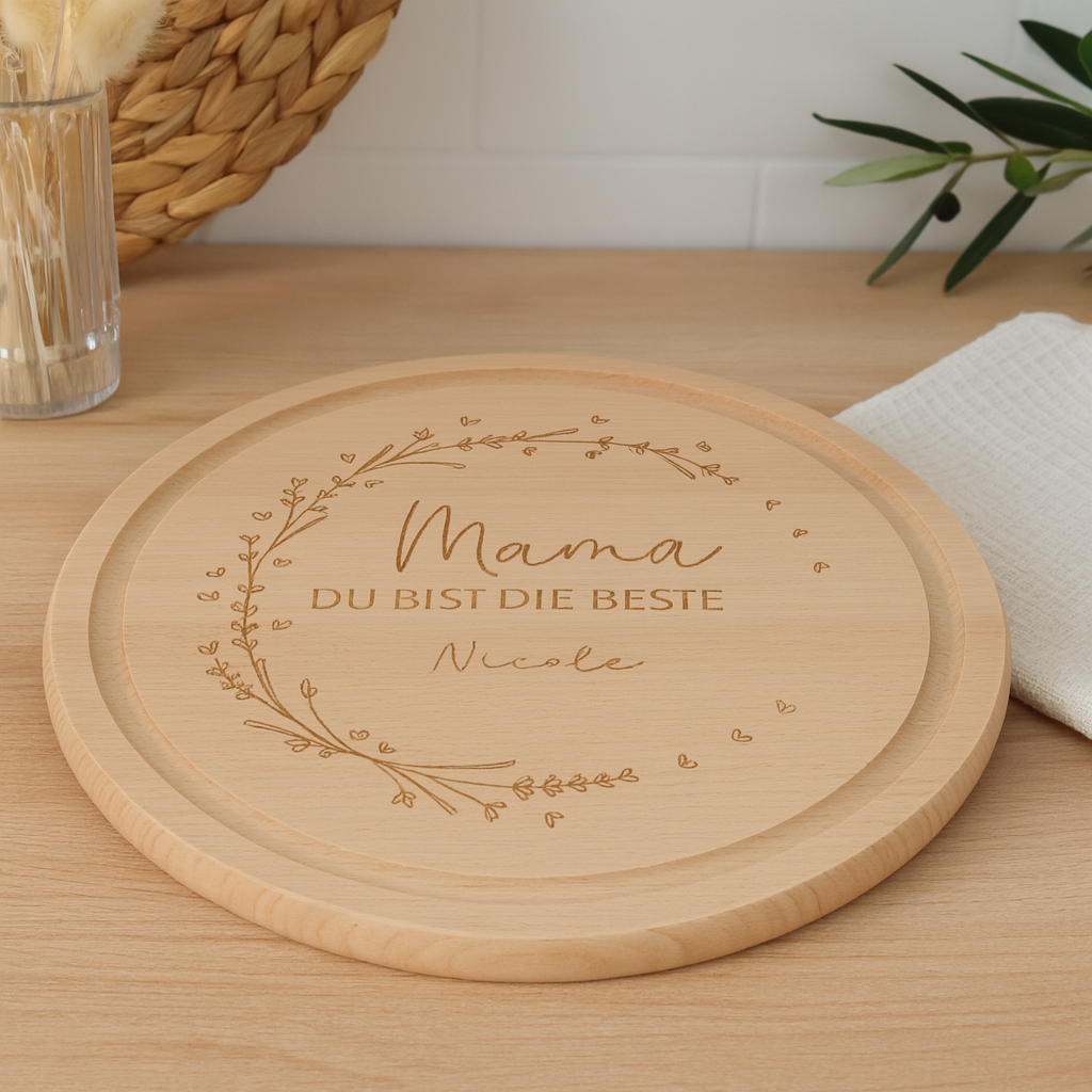 Brettchen " Mama du bist die Beste"