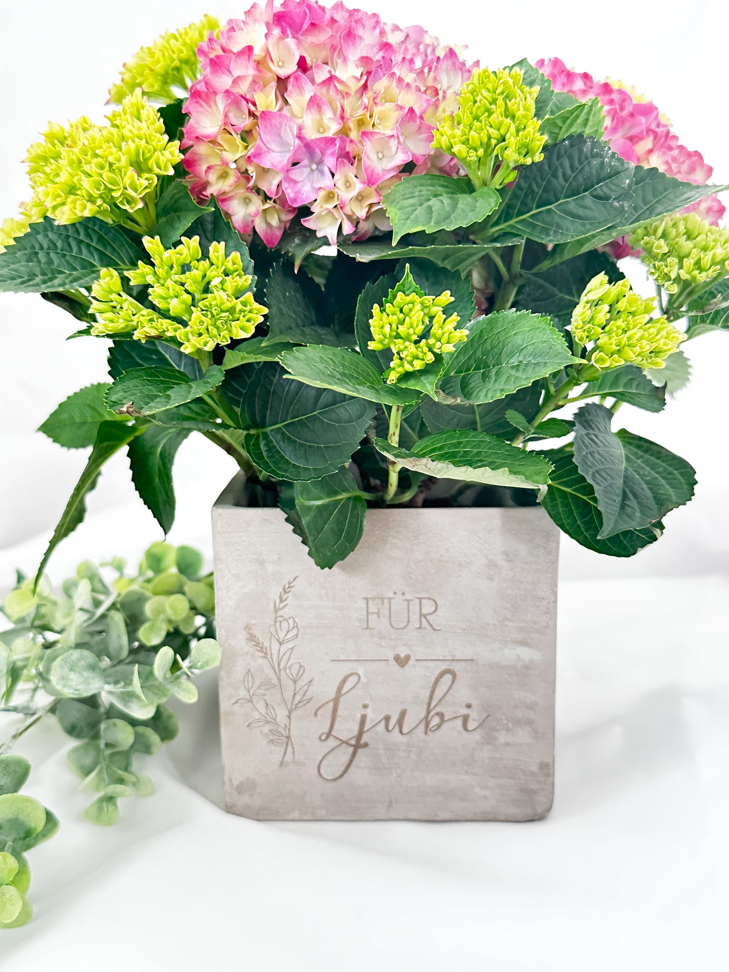 Blumentopf personalisert mit Name