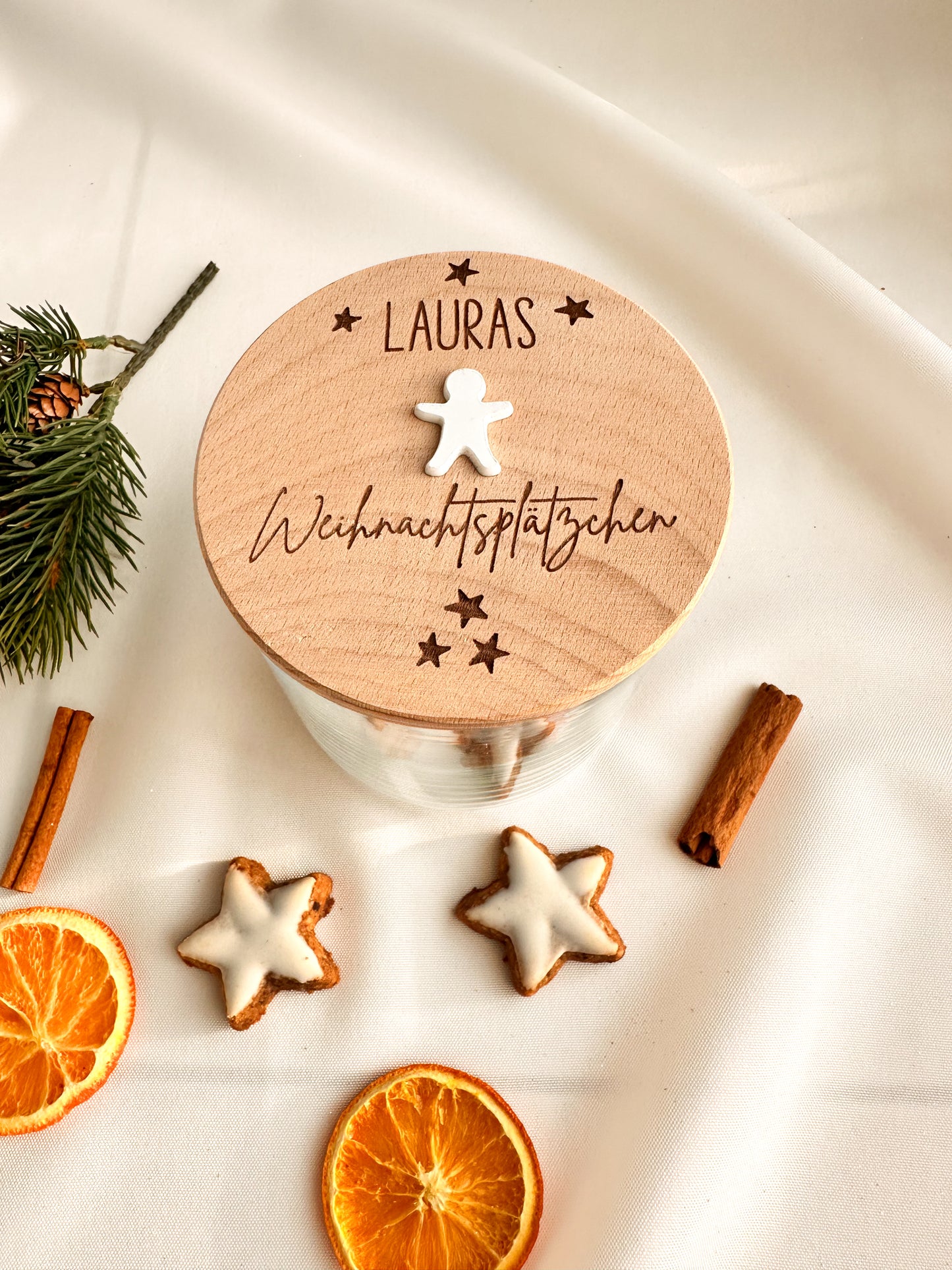 Vorratsglas-Weihnachtsplätzchen