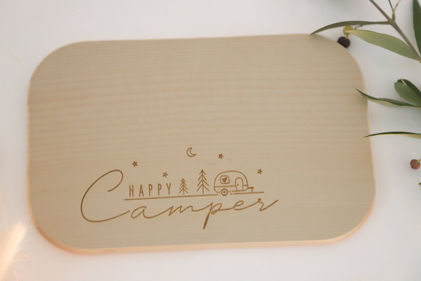 Brettchen   "Happy Camper"