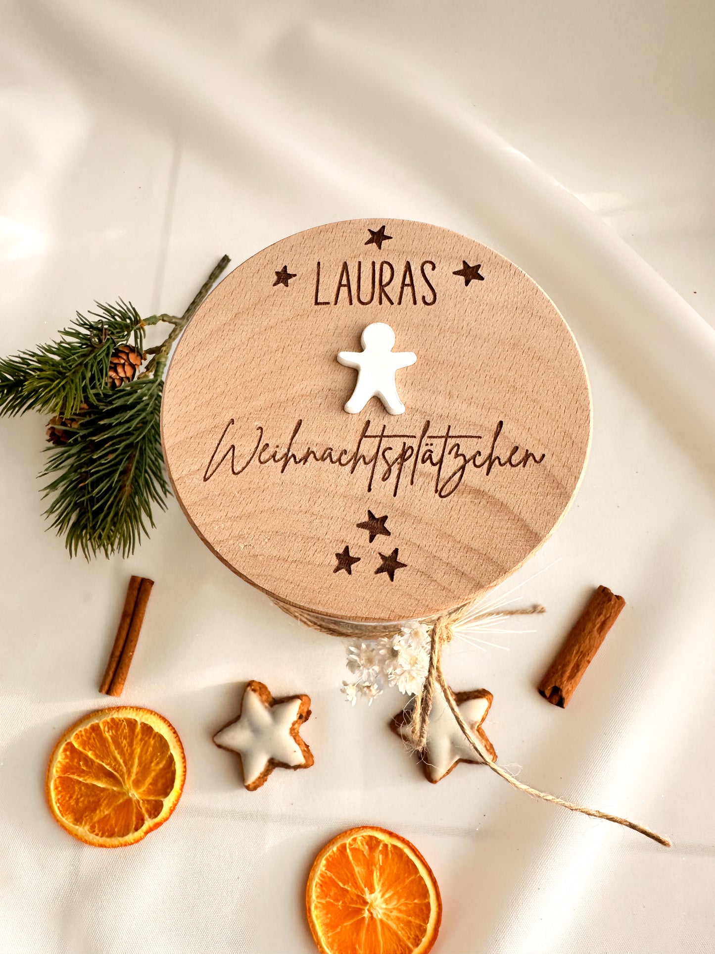 Vorratsglas-Weihnachtsplätzchen