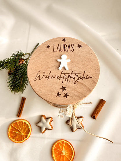 Vorratsglas-Weihnachtsplätzchen