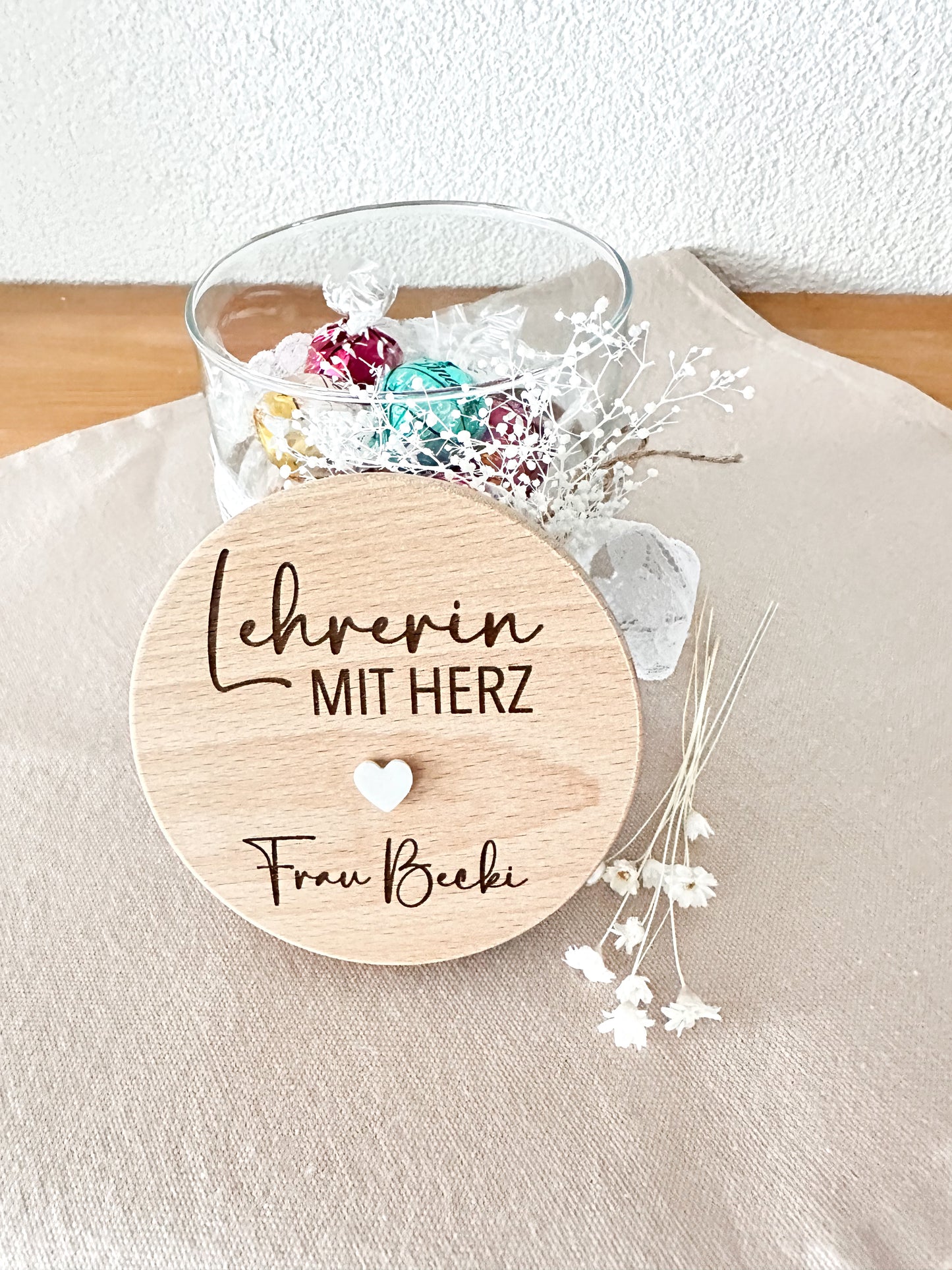 Vorratsglas-Lehrerin / Erzieherin