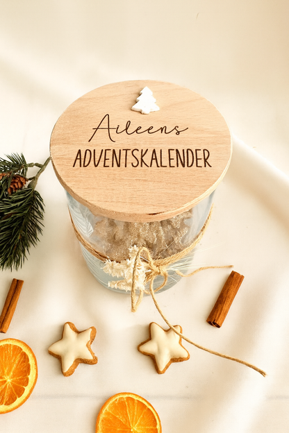 Vorratsglas- Adventskalender