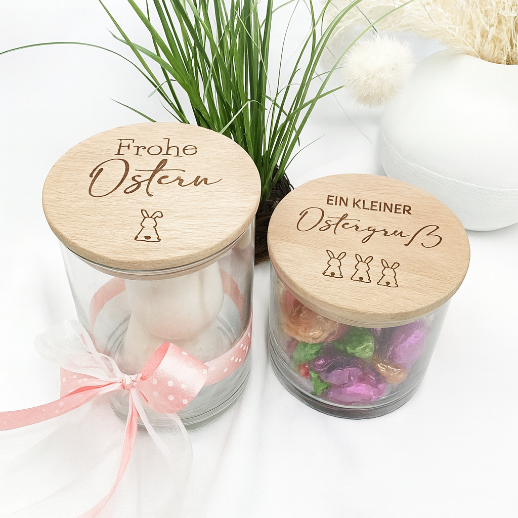 Vorratsglas Frohe Ostern