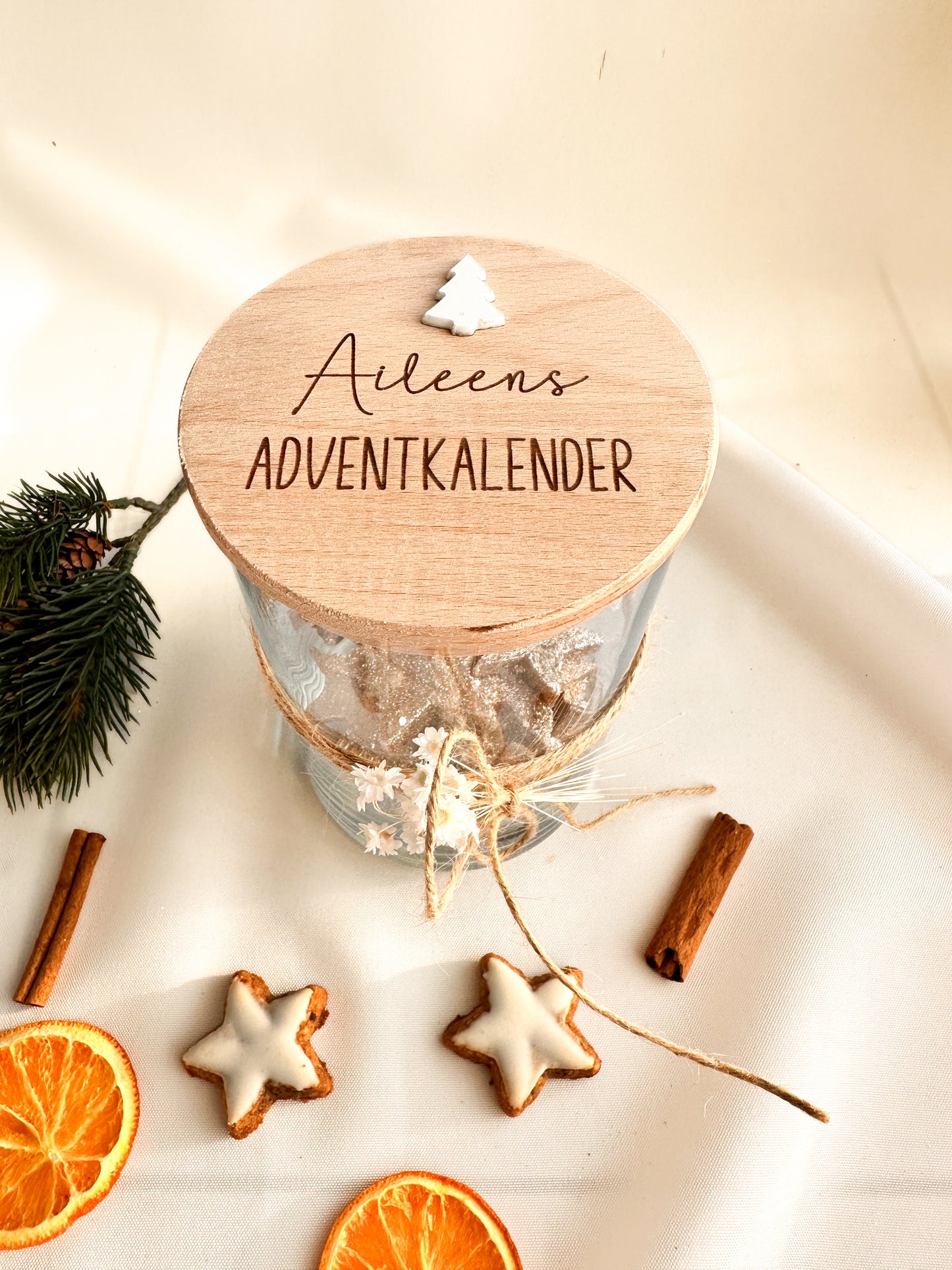 Vorratsglas- Adventskalender