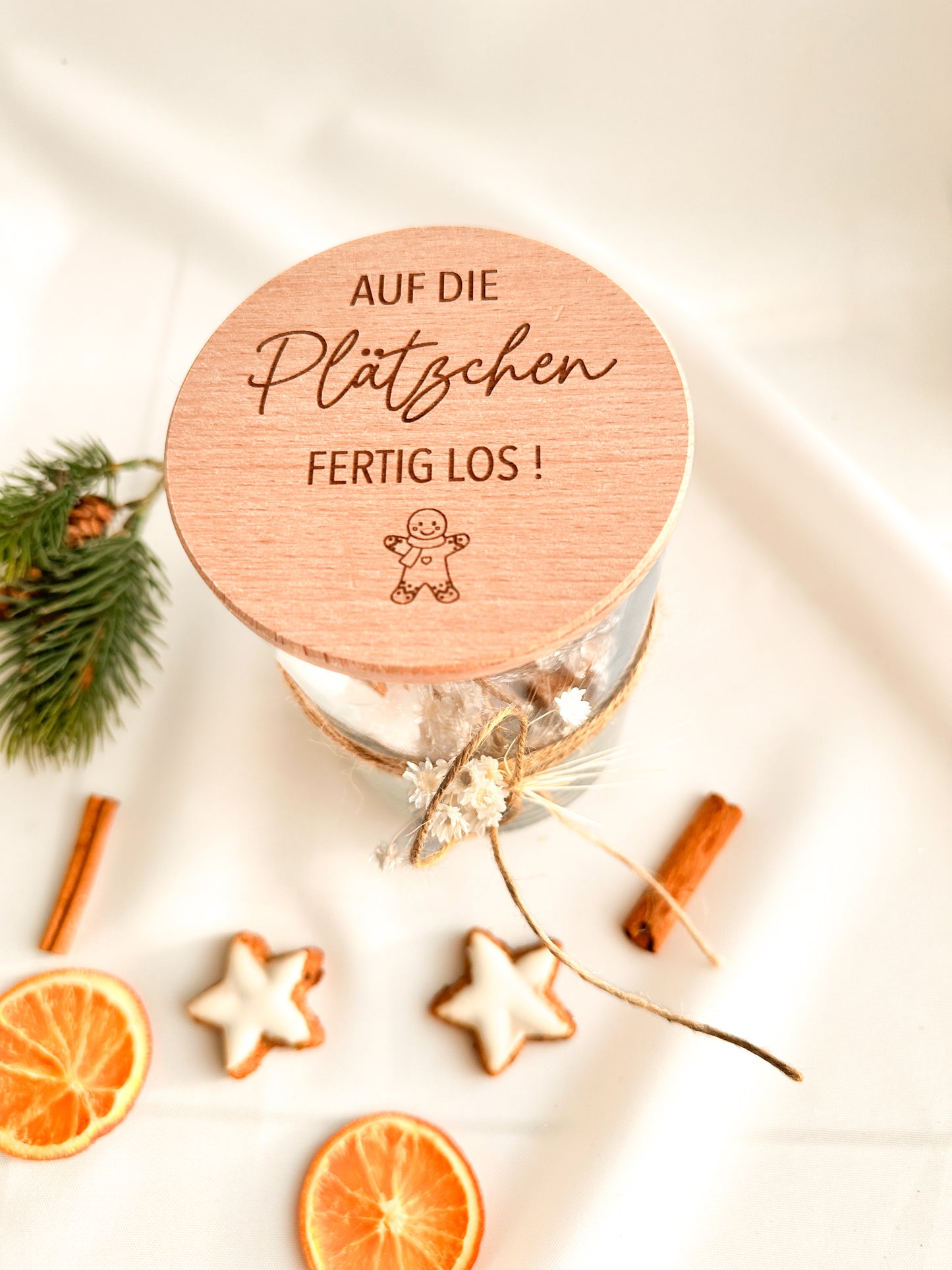Vorratsglas-"Auf die Plätzchen fertig los!"