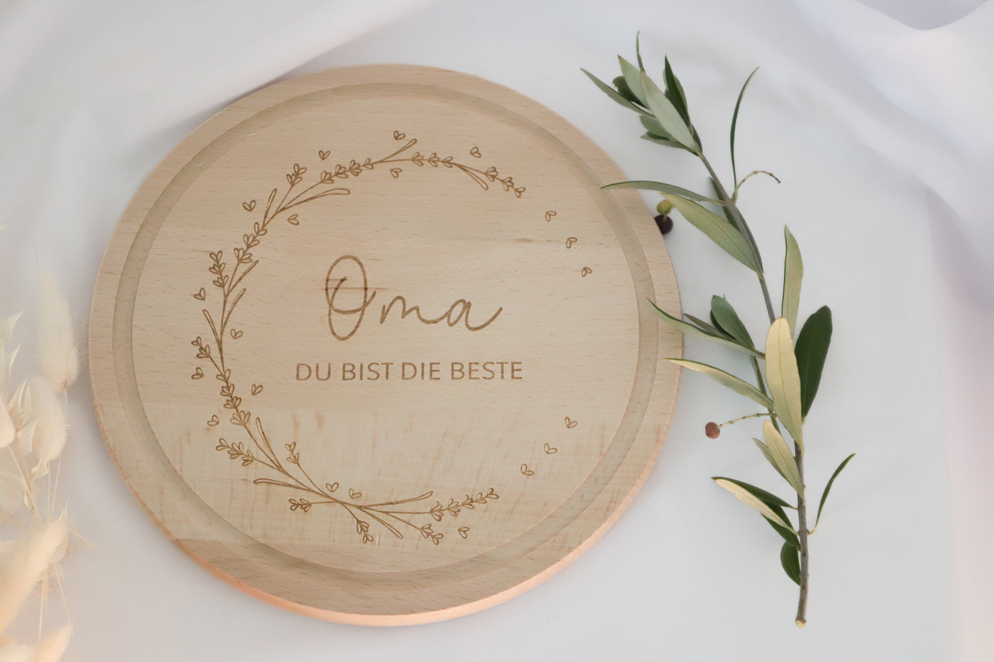 Brettchen " Oma du bist die Beste"