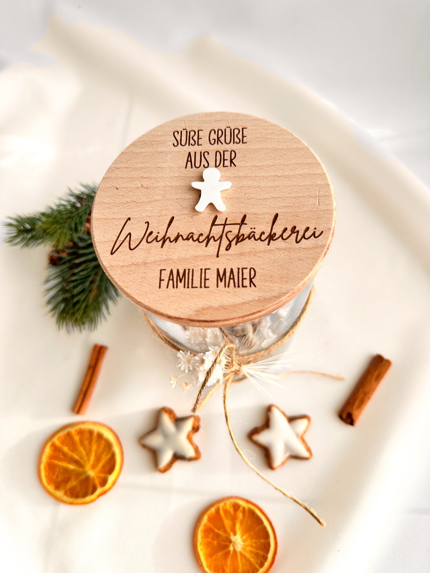 Personalisiertes Vorratsglas - Weihnachten