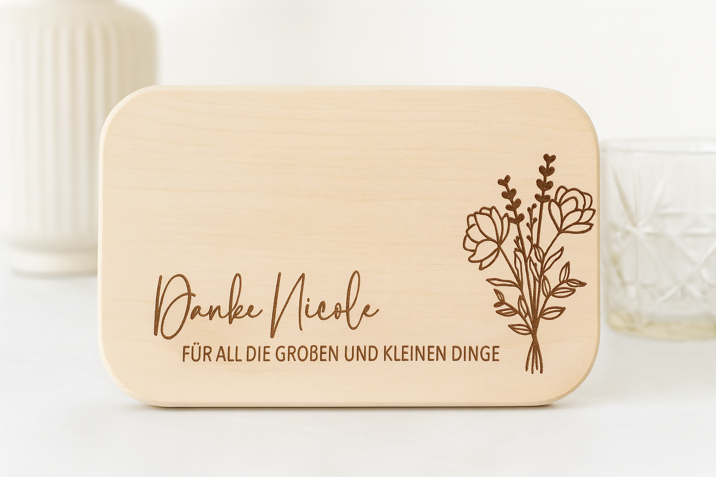 Brettchen  "Danke"