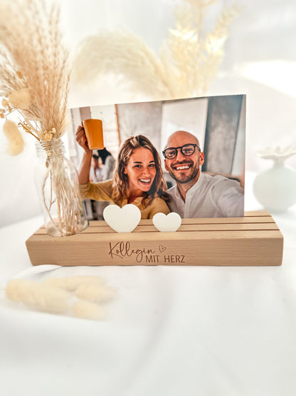 Kartenständer "Kollegin mit Herz"