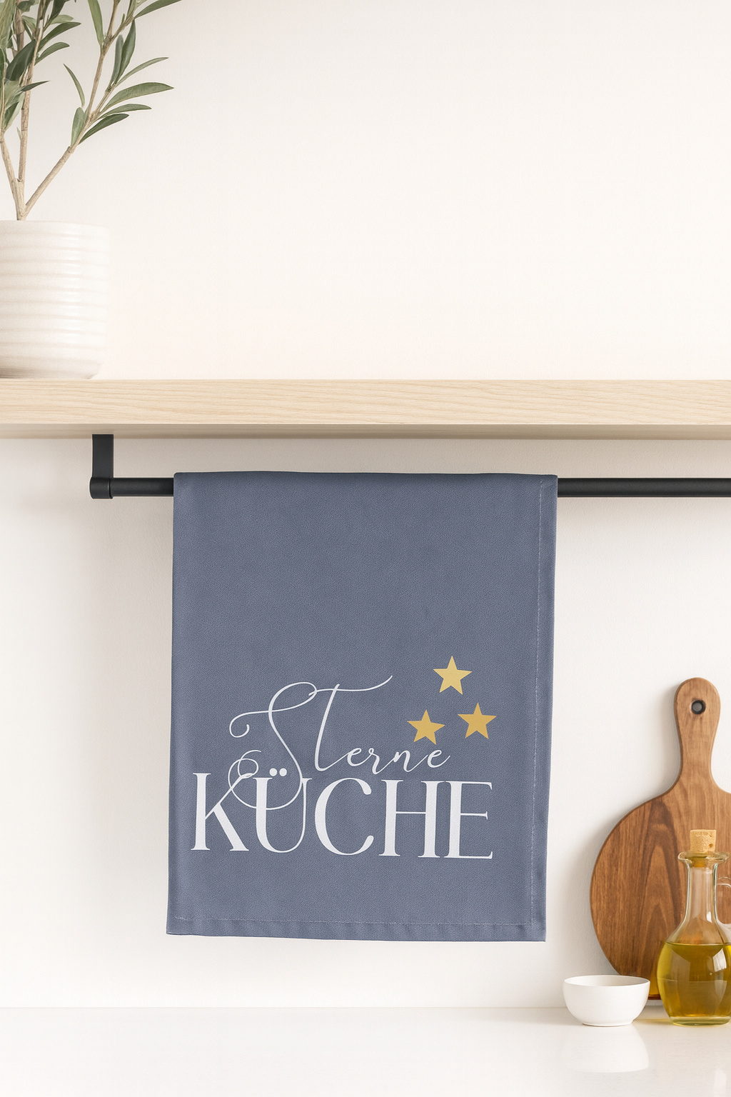 Geschirrtuch mit Spruch