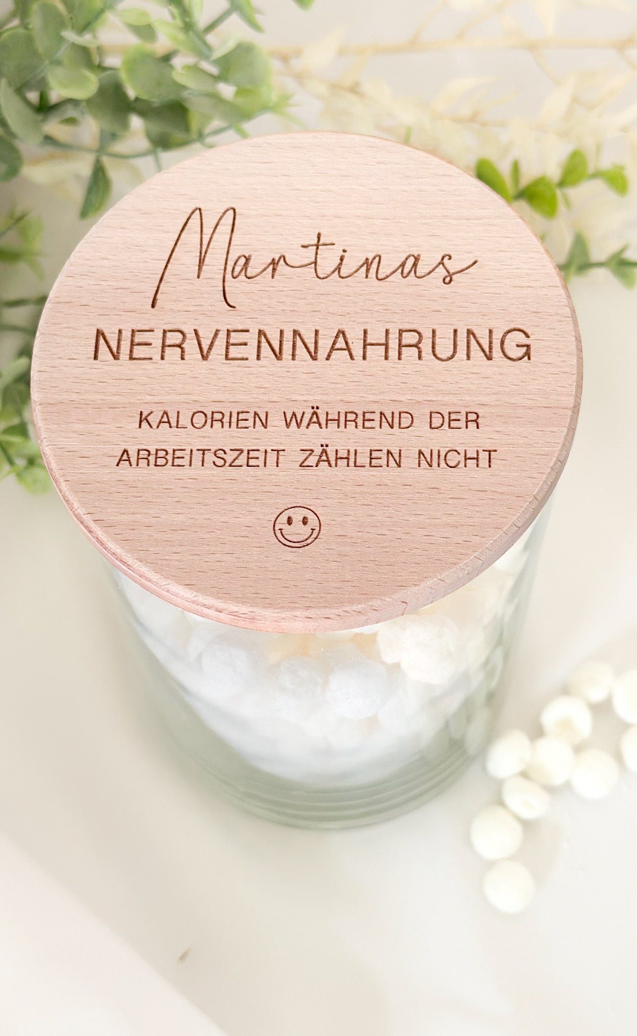 Personalisertes Vorratsglas