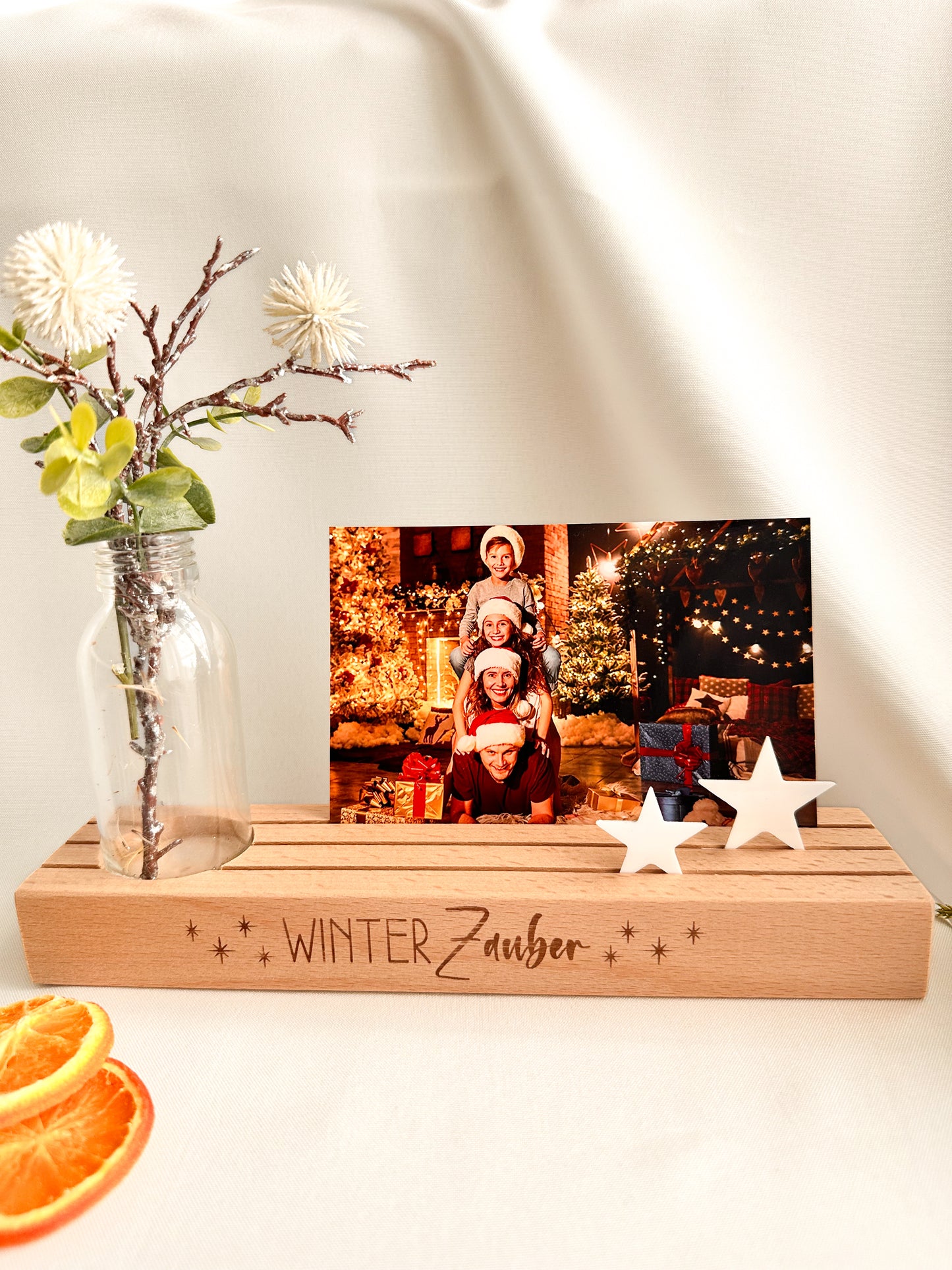 Kartenständer-"Winter Zauber"