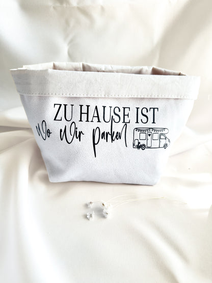 Brotkorb-Zuhause ist wo wir parken