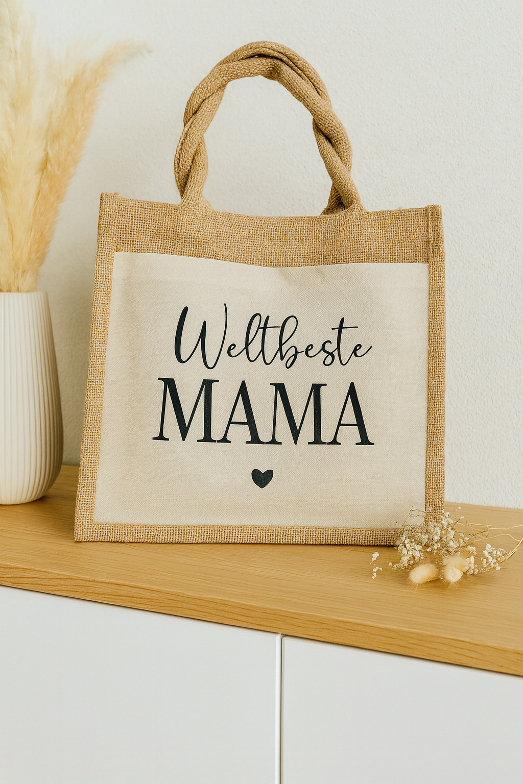 Jutetasche“Weltbeste Mama“