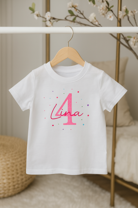 Kindergeburtstag T-Shirt mit Jahreszahl