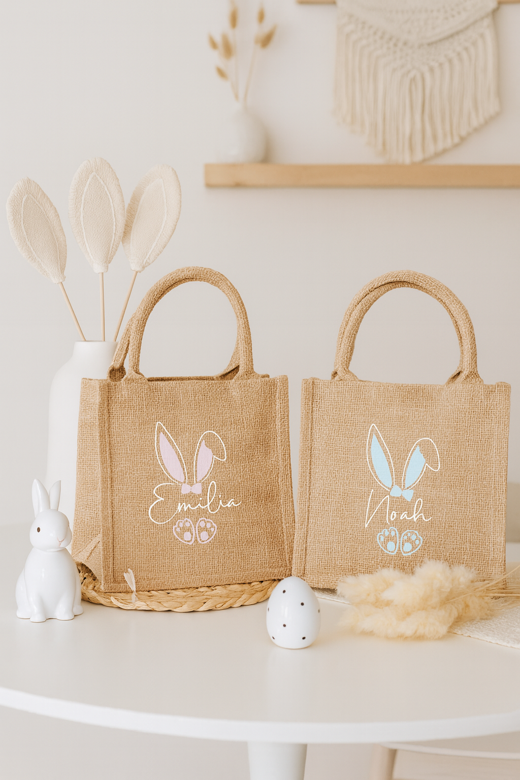 Personalisierte Ostertasche Hase