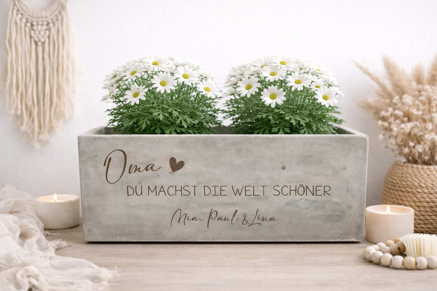 Blumentopf-Oma Du machst die Welt schöner