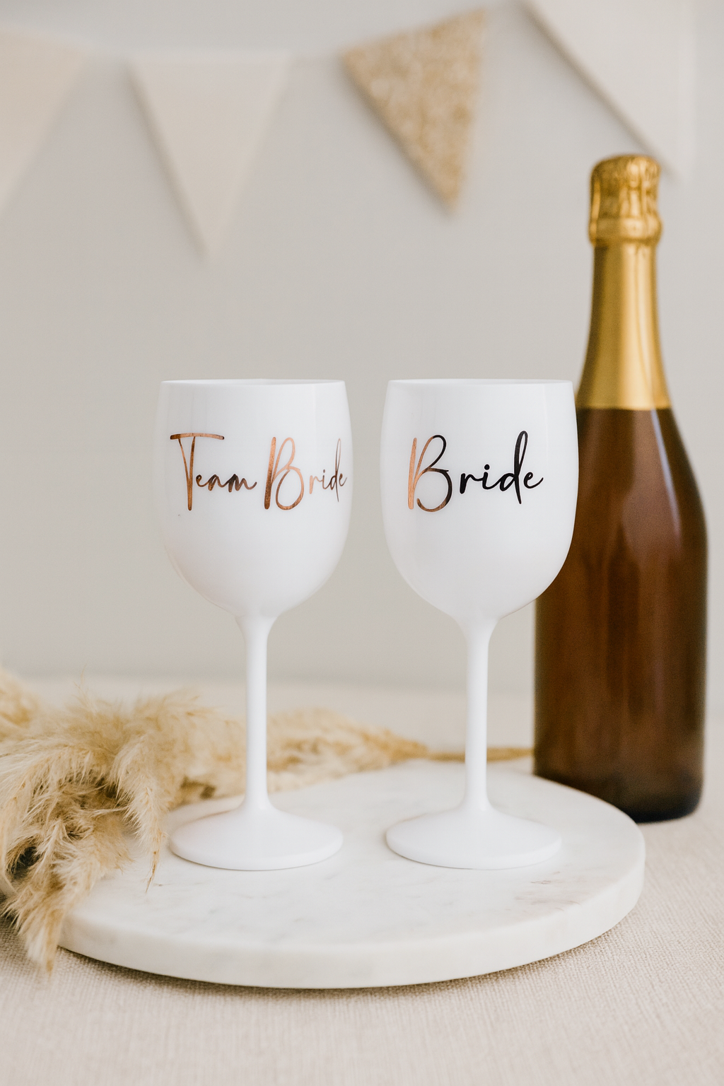 Sektglas „Braut und Team Braut“ JGA