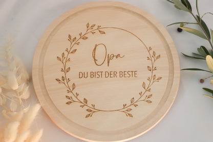 Brettchen " Opa du bist der Beste"