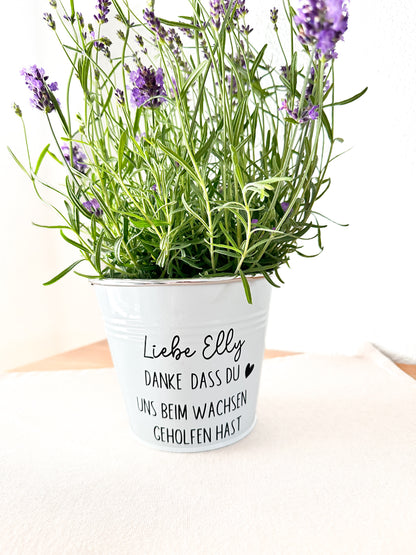 Blumentopf mit Spruch- Lehrer/ Erzieher