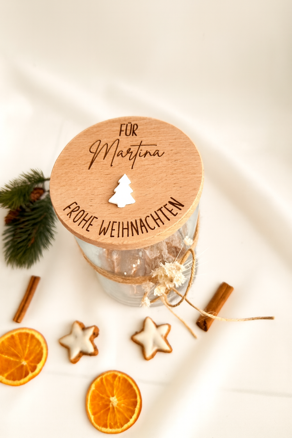 Vorratsglas-Frohe Weihnachten