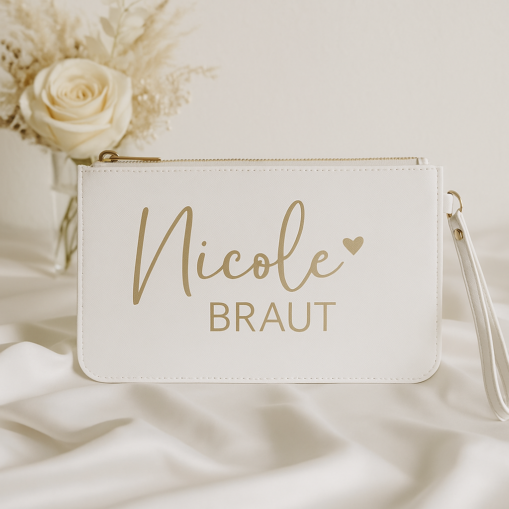 Personalisierte Braut-Clutch