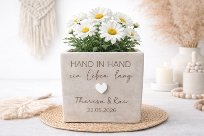Blumentopf "Hand in Hand"