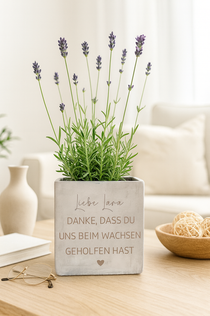 Blumentopf-Lehrer Abschied