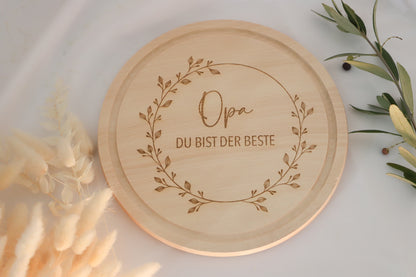 Brettchen " Opa du bist der Beste"