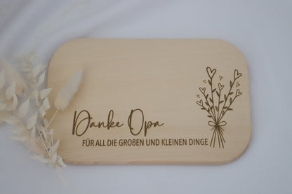 Brettchen "Danke Opa"