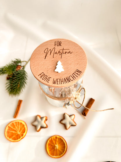 Vorratsglas-Frohe Weihnachten