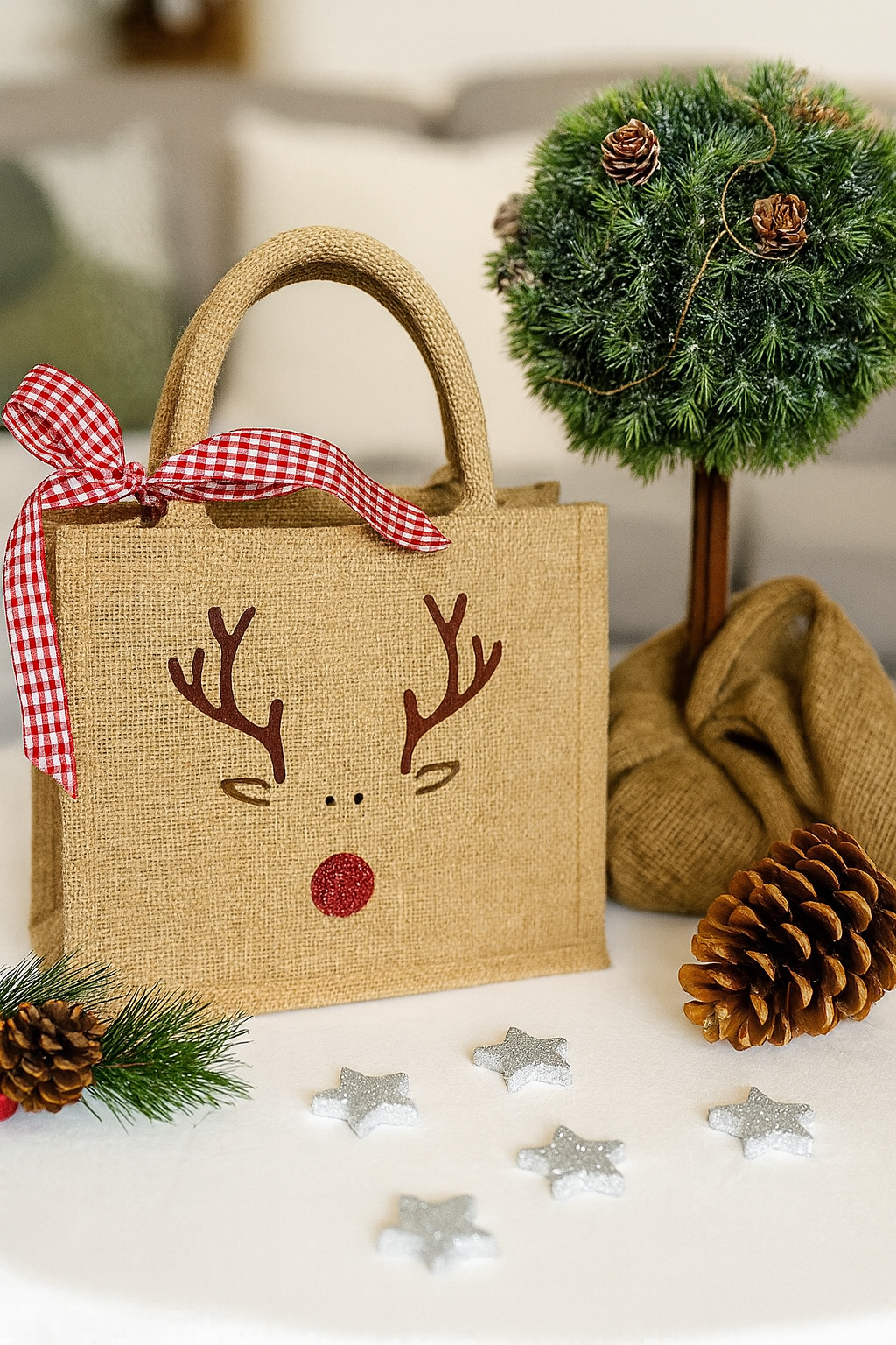 Jute Tasche „Rentier“