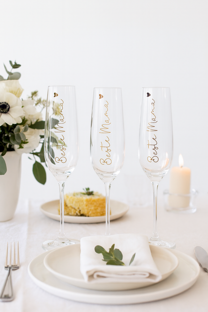 Sektglas „beste Mama“