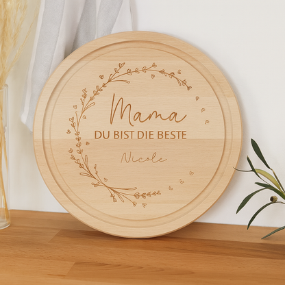 Brettchen " Mama du bist die Beste"