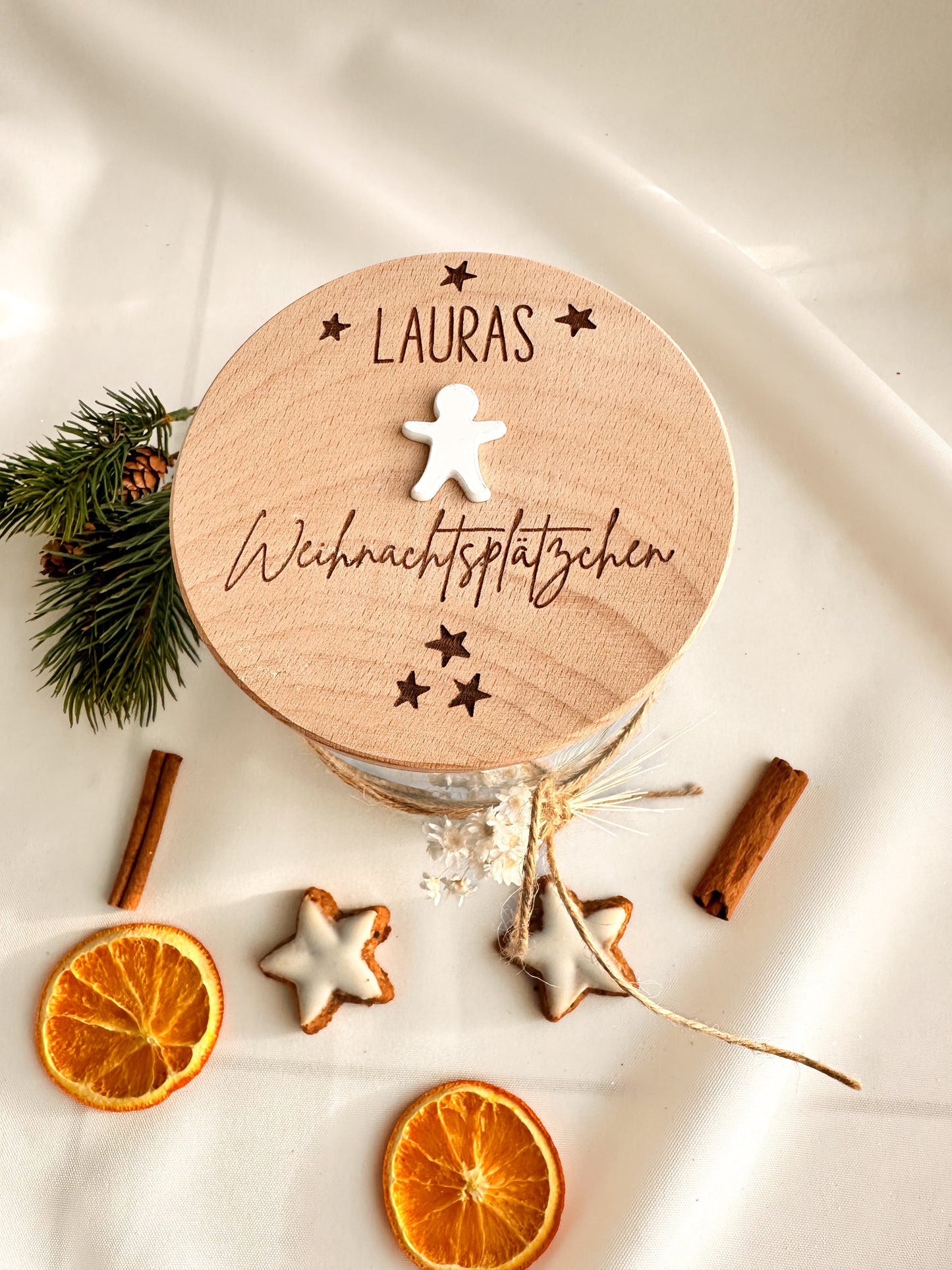 Vorratsglas-Weihnachtsplätzchen