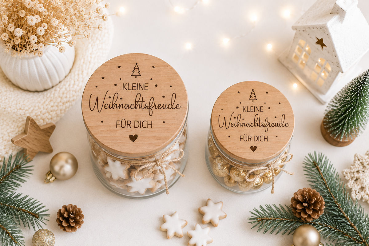Vorratsglas-Kleine Weihnachtsfreude für Dich