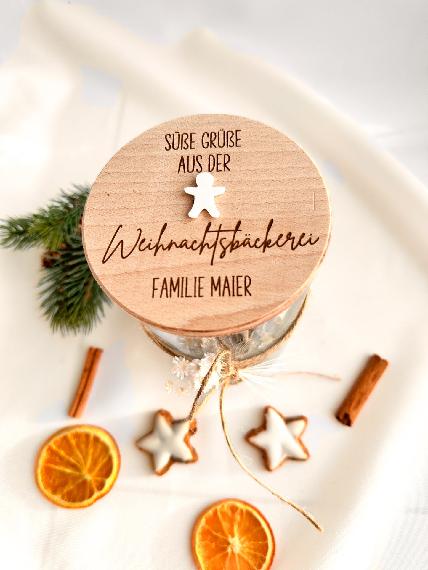 Personalisiertes Vorratsglas - Weihnachten