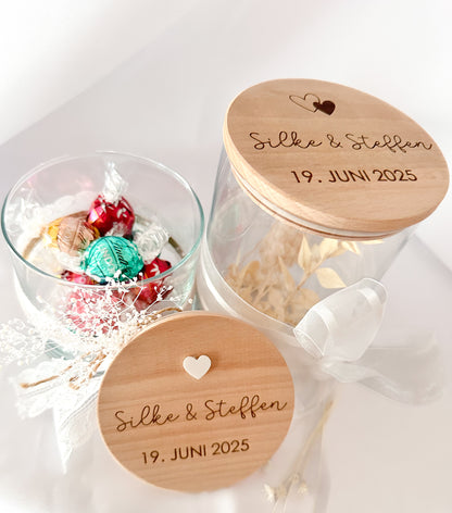Vorratsglas- Hochzeit