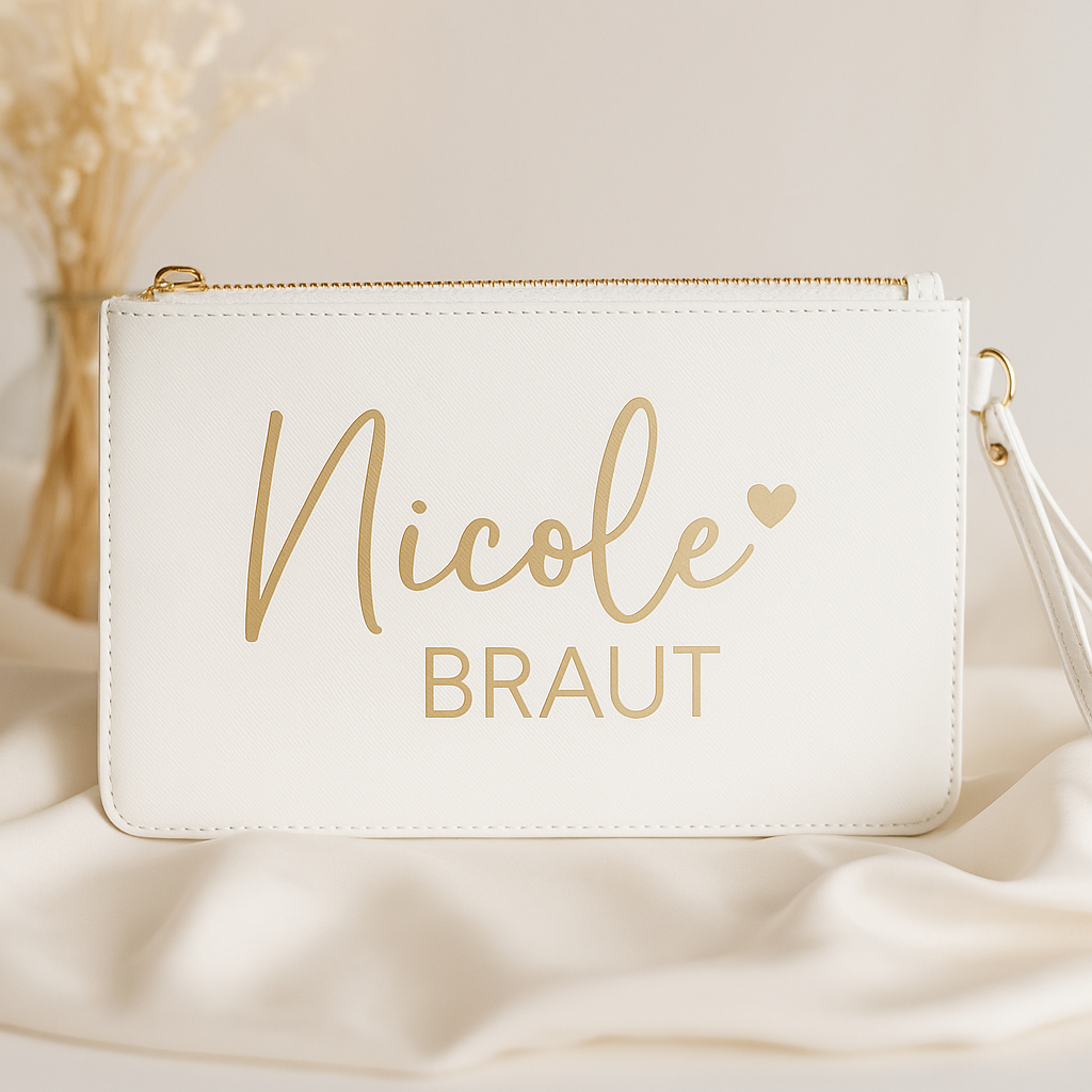 Personalisierte Braut-Clutch