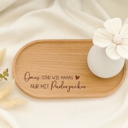 Tablett-Oma Puderzucker