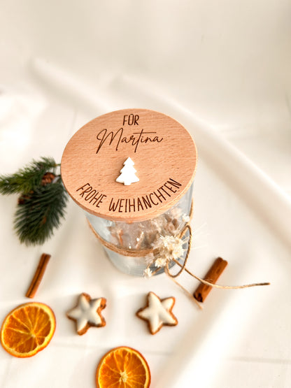 Vorratsglas-Frohe Weihnachten