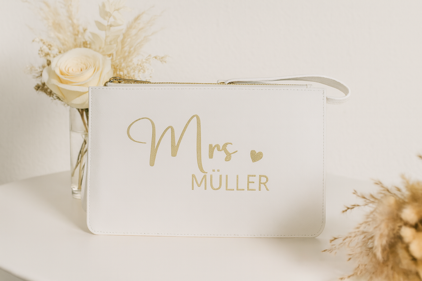Personalisierte Braut-Clutch II