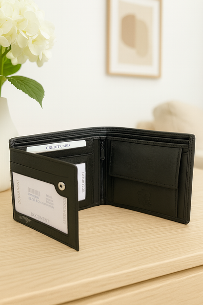 Personalisierte Geldbörse aus Leder