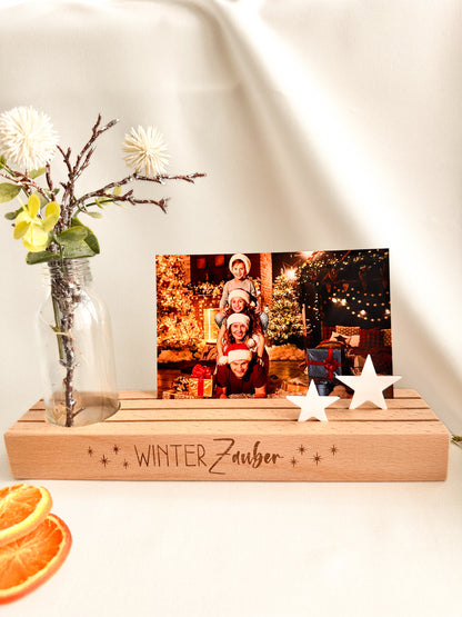 Kartenständer-"Winter Zauber"
