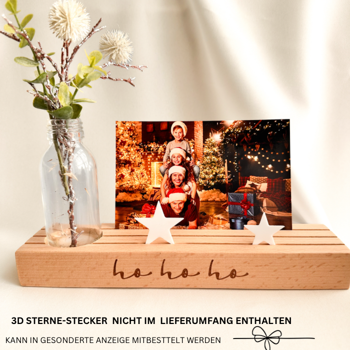Kartenständer- "ho ho ho"