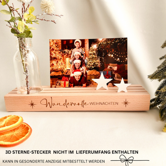 Kartenständer-"Wundervolle Weihnachten"